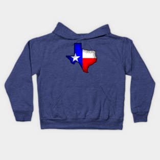 Texas State Flag Distressed Kids Hoodie